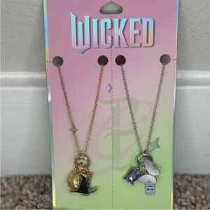 Wicked Gold and Silver Charm BFF Necklaces
